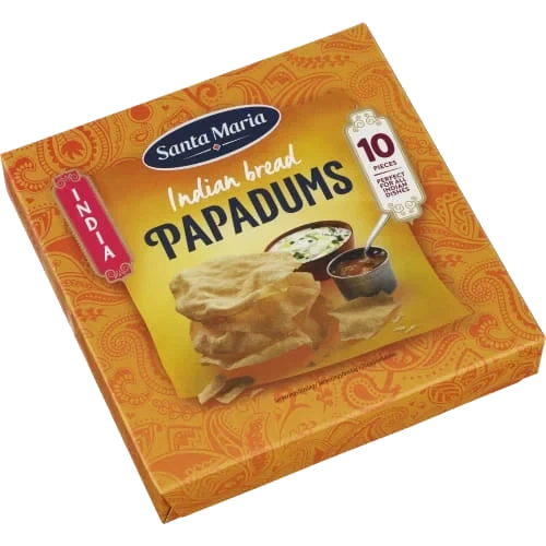 Papadums Indian Bread