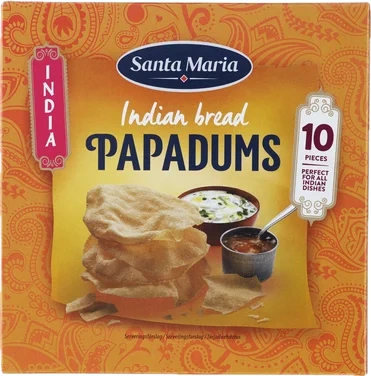 Papadums Indian Bread