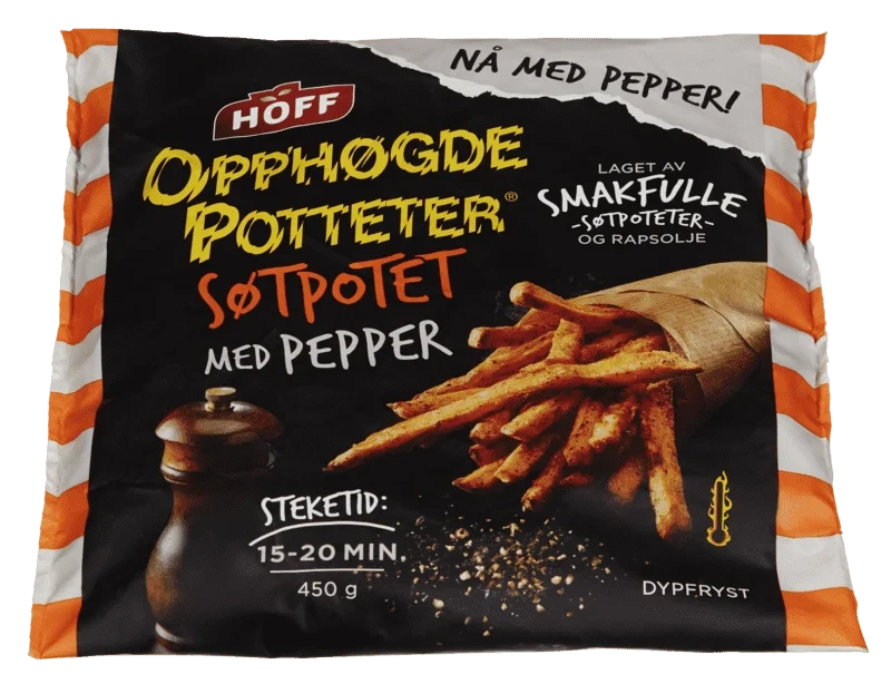 Hoff Opphøgde Søtpotet med Pepper 450g