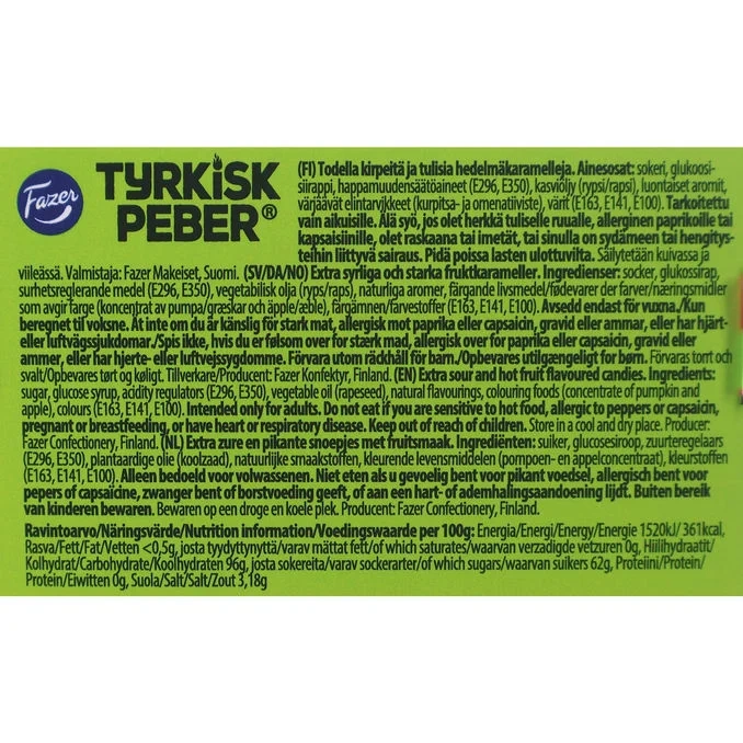 Tyrkisk Peber World's Sourest