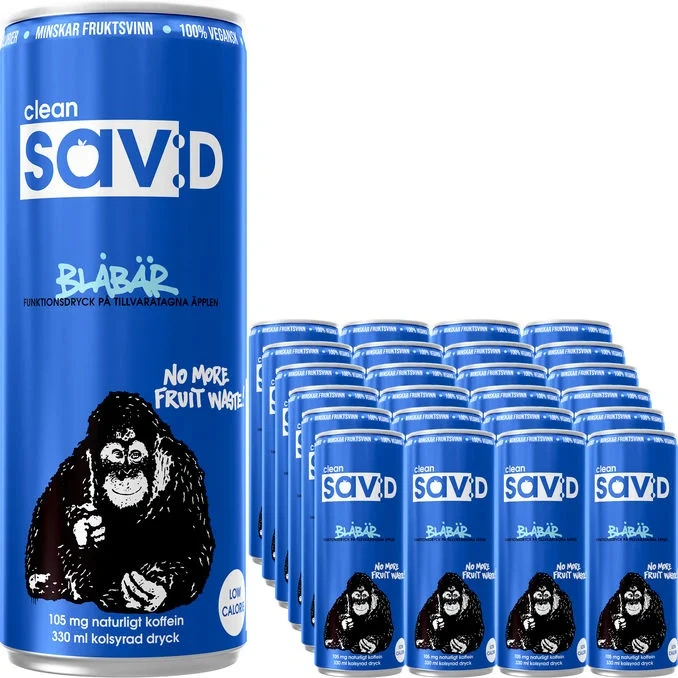 Energidryck Blåbär 24-pack