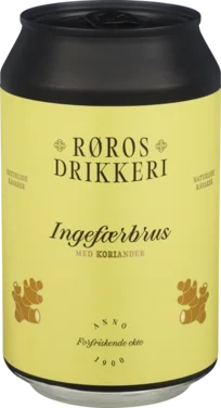 Ingefærbrus 0,33l bx Røros Drikkeri