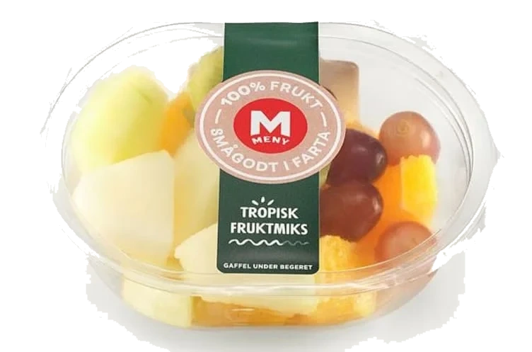Fruktmix 100% Kuttet Frukt 180g Meny