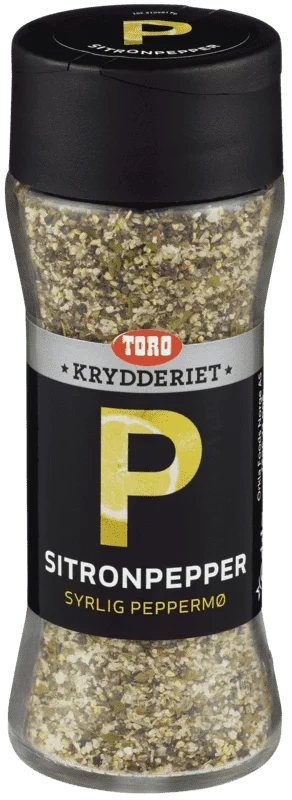 Toro Krydderiet Sitronpepper 95g