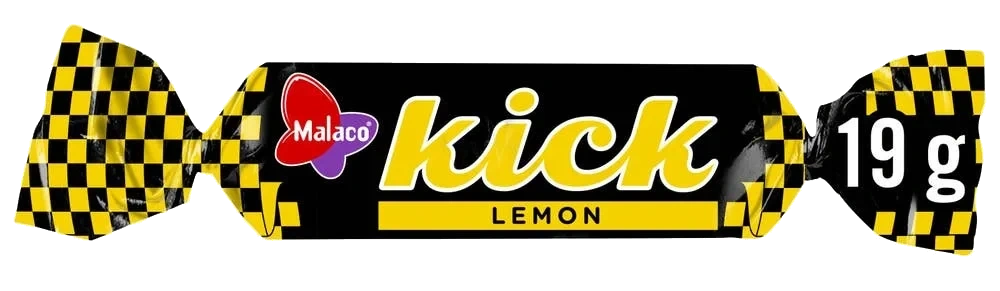 Malaco Kick Sitron Lakrisstang