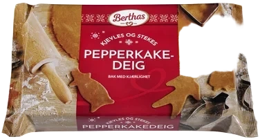 Pepperkakedeig 950g Berthas