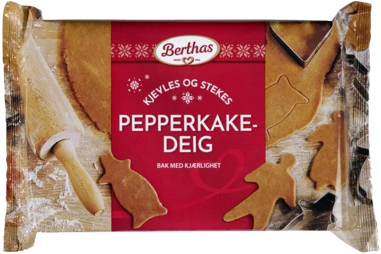 Pepperkakedeig 950g Berthas