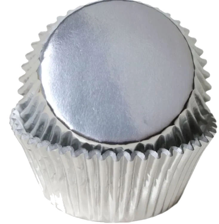 Muffinsformer Standard Sølv 45stk Cacas