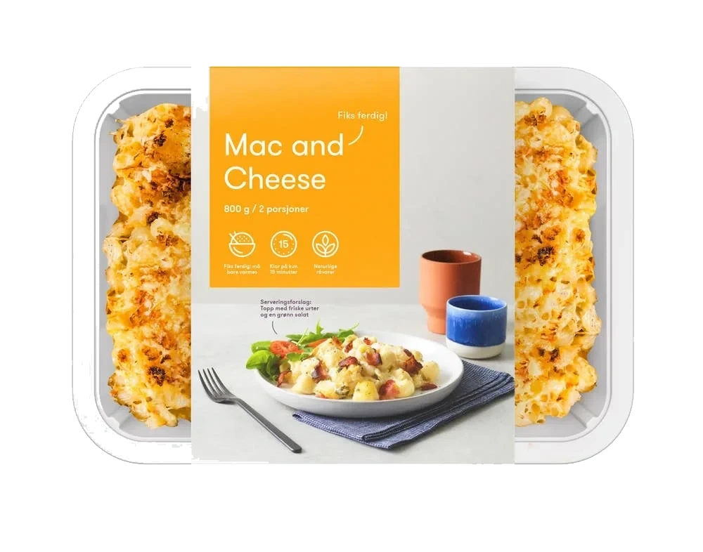 Mac and Cheese med Bacon