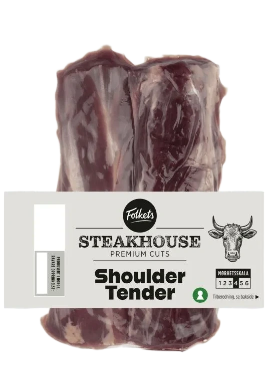 Storfe Shoulder Tender Ca350g Folkets