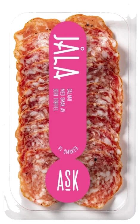 Jåla Trøffelsalami skivet 80g Ask Gård