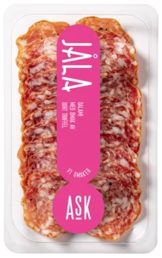 Jåla Trøffelsalami skivet 80g Ask Gård
