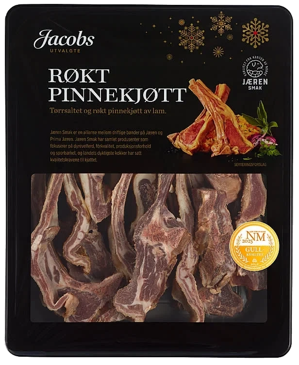 Pinnekjøtt Røkt ca 1,8kg Jacobs Utvalgte