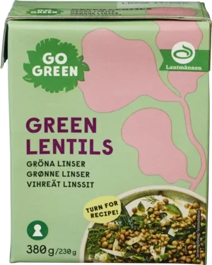 Gogreen Grønne Linser Tetra 380g