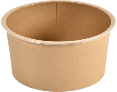 Skål Ronda Wide Flat Papp/pe 900ml Brun