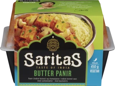 Saritas Butter Panir 450g Kjøl