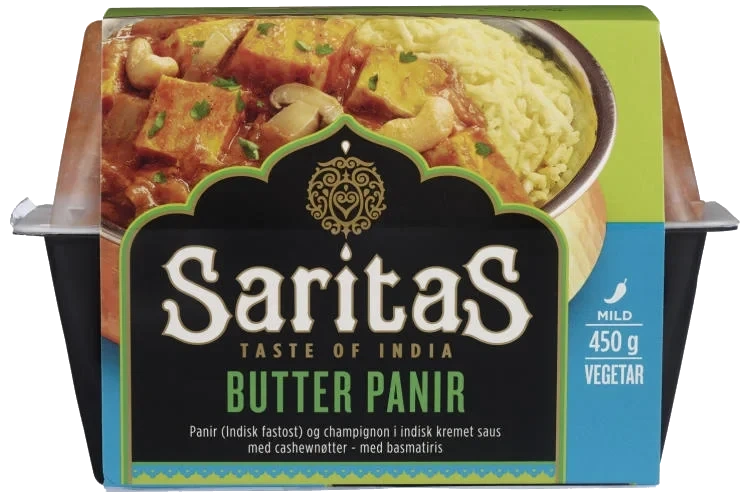 Saritas Butter Panir 450g Kjøl