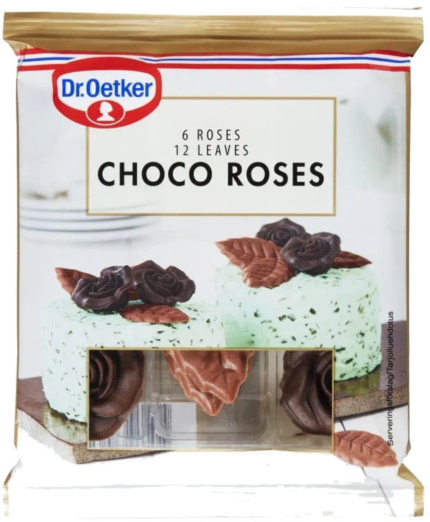 Kakaoroser m/Blad 50g Dr.Oetker