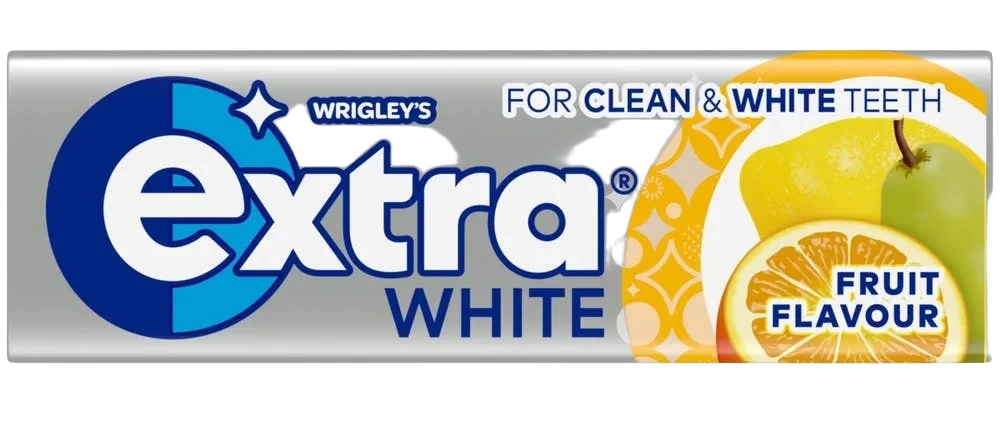 Extra White Sweet Fruit Sukkerfri 10 stk, 14 g