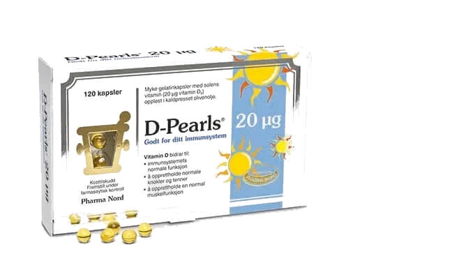 Pharma Nord D-Pearls 20 µg 360 kapsler