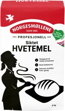 Hvetemel Siktet Profesjonell, 2kg