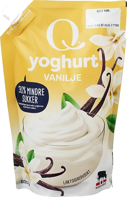 Yoghurt Vanilje 800g Q