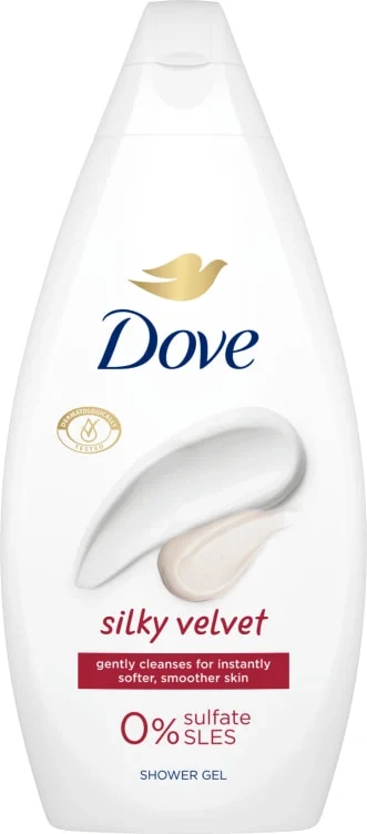 Dove Showergel Silky Velvet 450ml