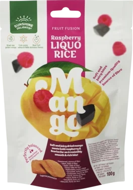 Raspberry Liquorice Mango 100 Gram Sunshine Delights