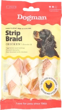 Chicken Strip Braid 3-pack 52g.12.5cm.s