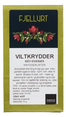 Viltkrydder m/Einebær 15gr Fjellurt