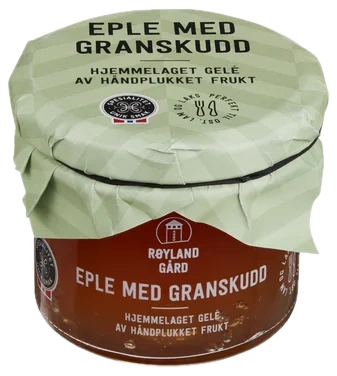 Eplegele m/Granskudd 125g Røyland