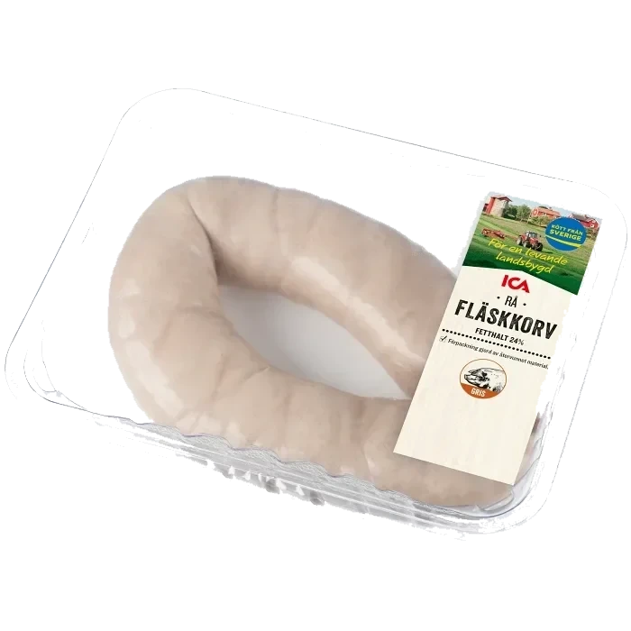 Fläskkorv rå 400g ICA