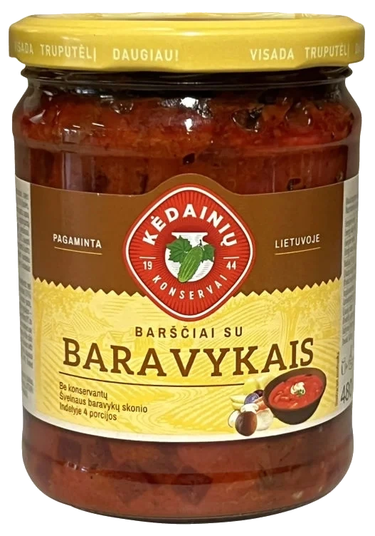 Suppe Borsch med Steinsopp 480g Kedainiu