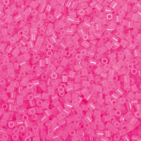 Rørperler Transparent Rosa 6000 Stk