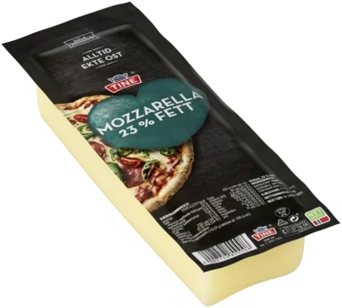 Mozzarella Skorpefri 5kg Tine