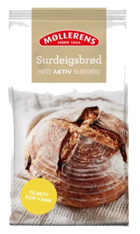 Surdeigsbrød Melmix 500g Møllerens