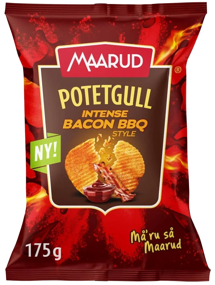 Potetgull intense bacon BBQ style
