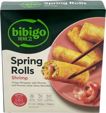 Bibigo Spring Rolls Shrimp 250g