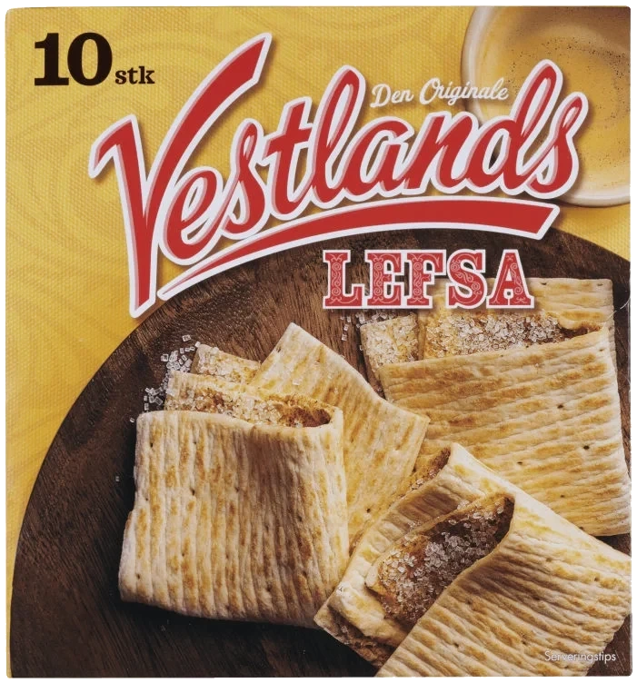 Vestlandslefsa Tørre 10stk 360g