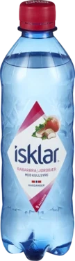 Isklar Sparkling Rabarbra & Jordbær 460ml
