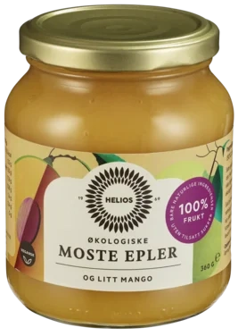 Eplemos m/Mango Økologisk 360g Helios