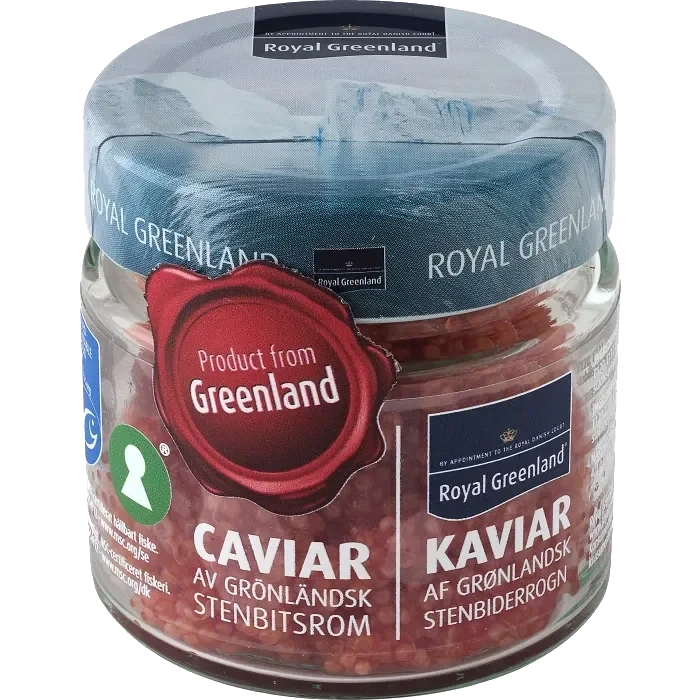 Stenbitsrom Röd 75g Royal Greenland