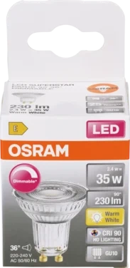 Led Spot Par16 35 Dim 927 Gu10 Osram