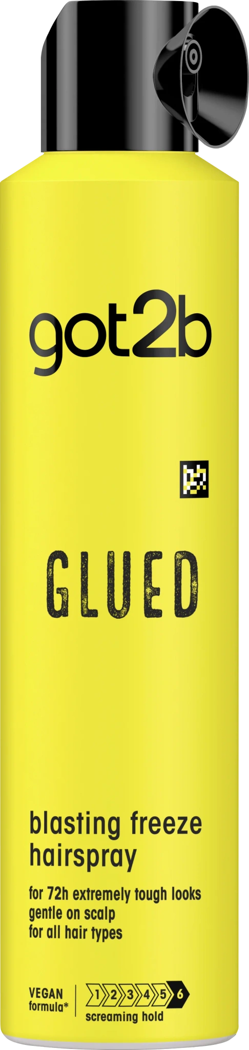 Glued blasting freeze spray