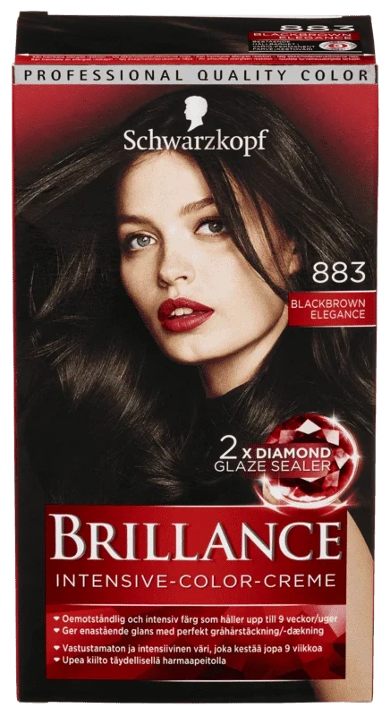 Brillance Hårfarge 883 Blackbrown