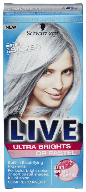 Live Ultra Brights Steel Silver