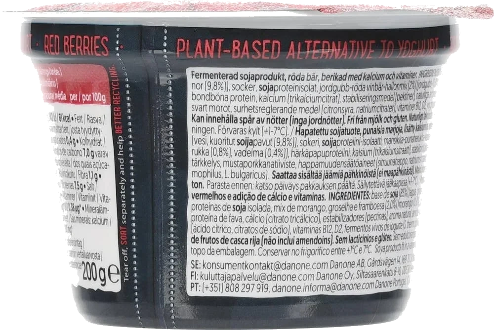 High protein red berries