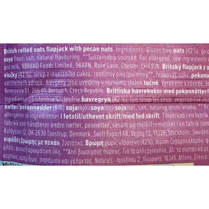 Mellanmålsbar Pecannöt 20-pack