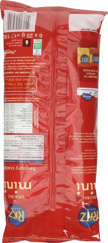 RITZ Mini snack pack