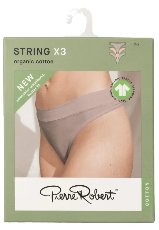 String Cotton Mix S 3stk Pierre Robert